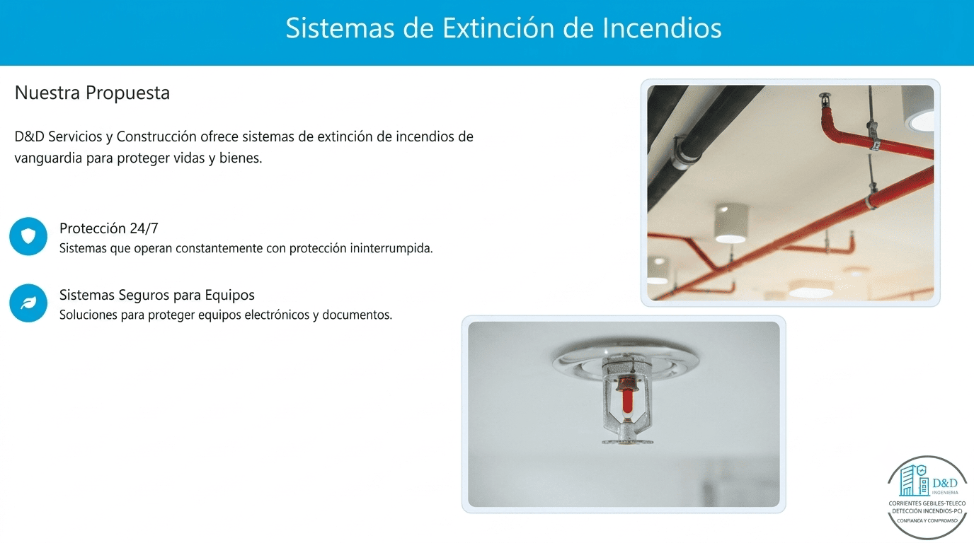 Sistemas de Extinción de Incendios
