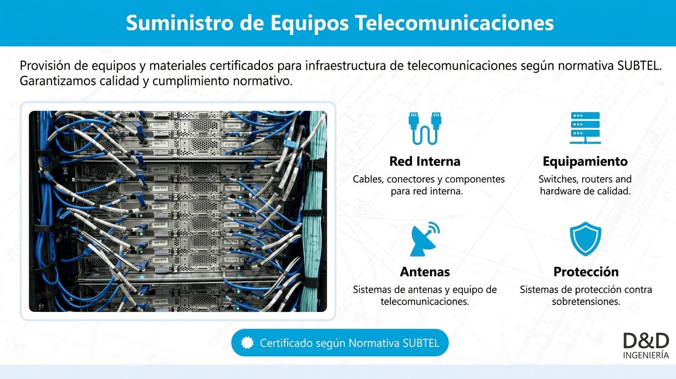 Suministro de Equipos Telecomunicaciones