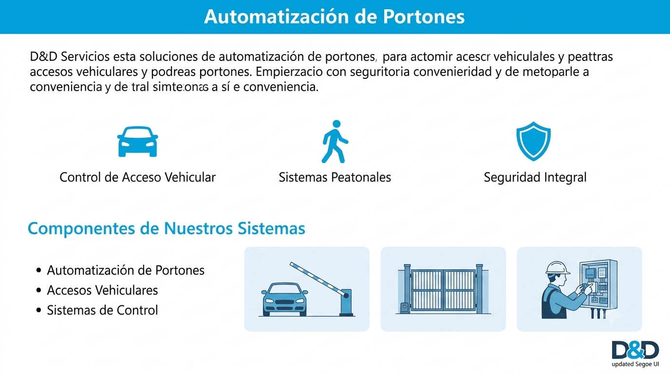 Automatización de Portones